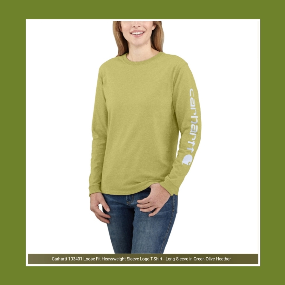 CARHARTT LOOSE FIT HEAVYWEIGHT LOGO LS